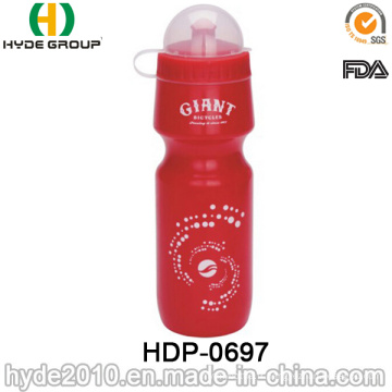 Bouteille d&#39;eau potable de sports de plastique de PE libre libre de PE (HDP-0697)